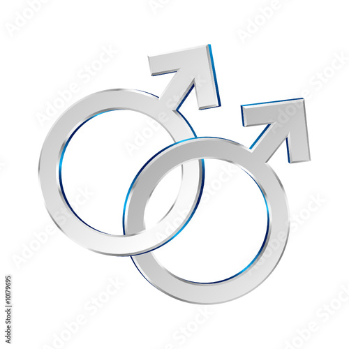 Vector Male&Male symbols