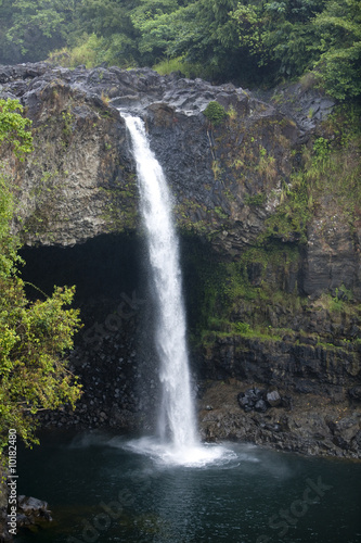 Rainbow Falls  located a few miles from Hilo  HI