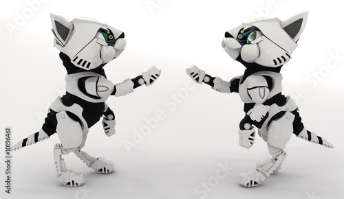 Robot Kitten Pair