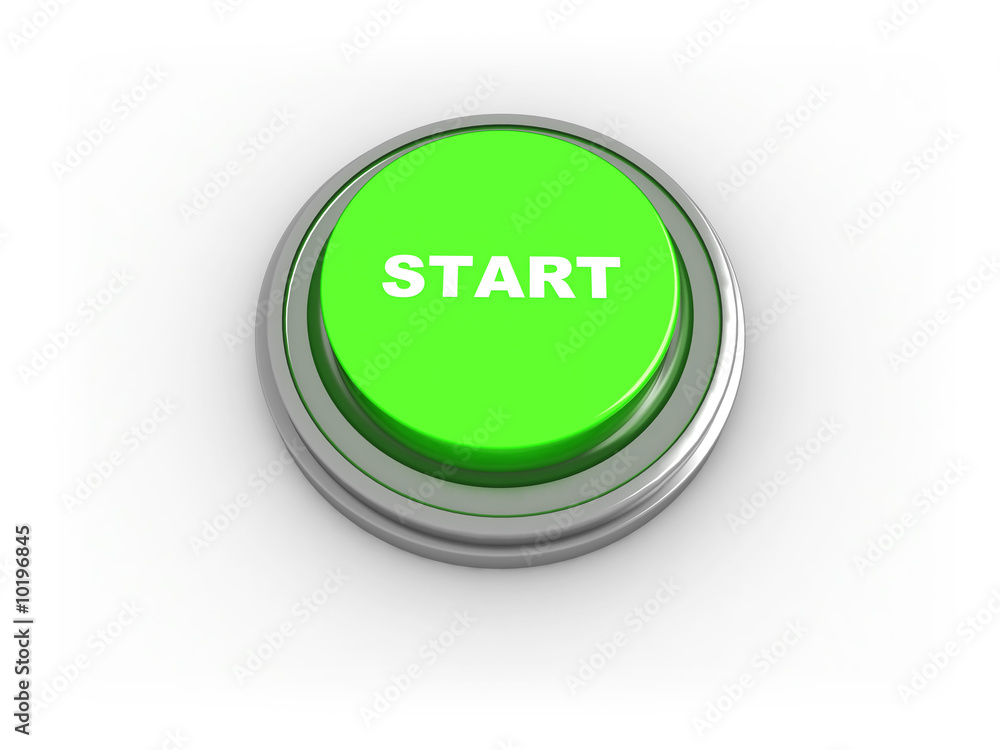 3d illustration of button with text 'start' on it 3d illustration of button with text 'start' on it
