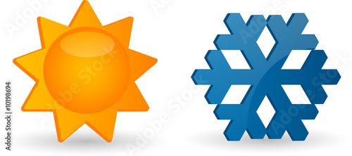 Hot and Cold Icons