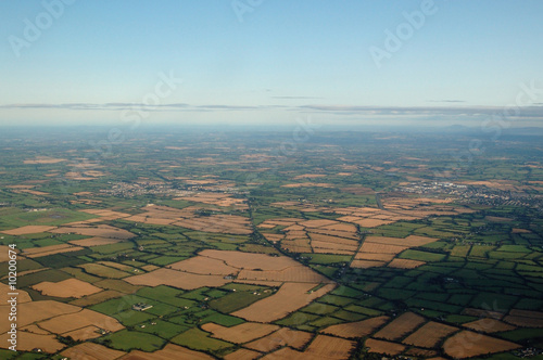 vue du ciel, Irlande photo