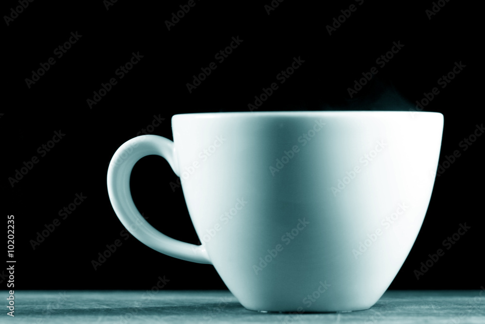 white cup of hot black coffee white cup of hot black coffee