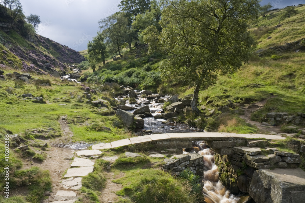 Fototapeta premium Bronte Waterfalls, Haworth, England