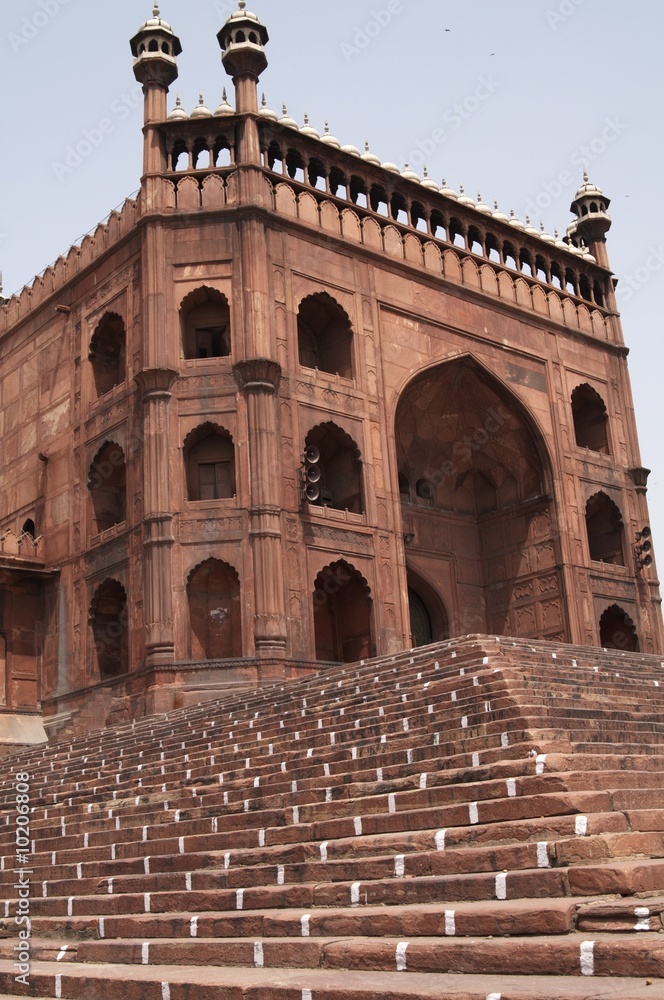 Entrance to Jama Masjid in Old Delhi