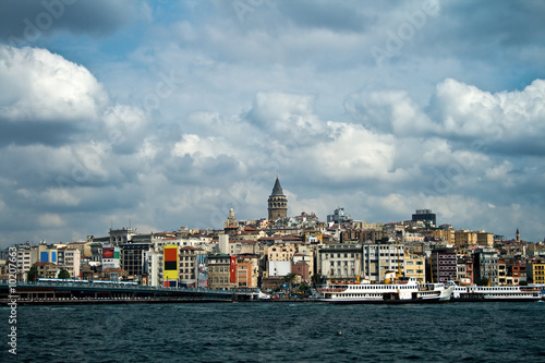 Boshphorus strait and asian side of Istanbul