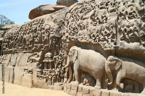 Mamallapura National Monument in Indien