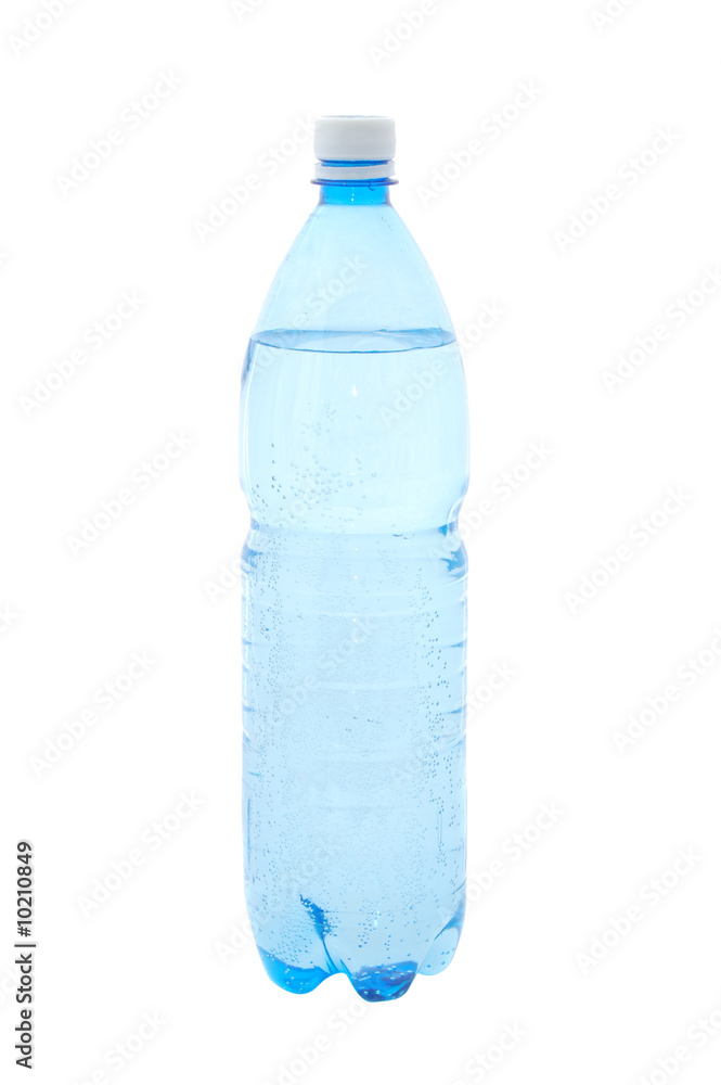 Naklejka premium bottle isolated on a white
