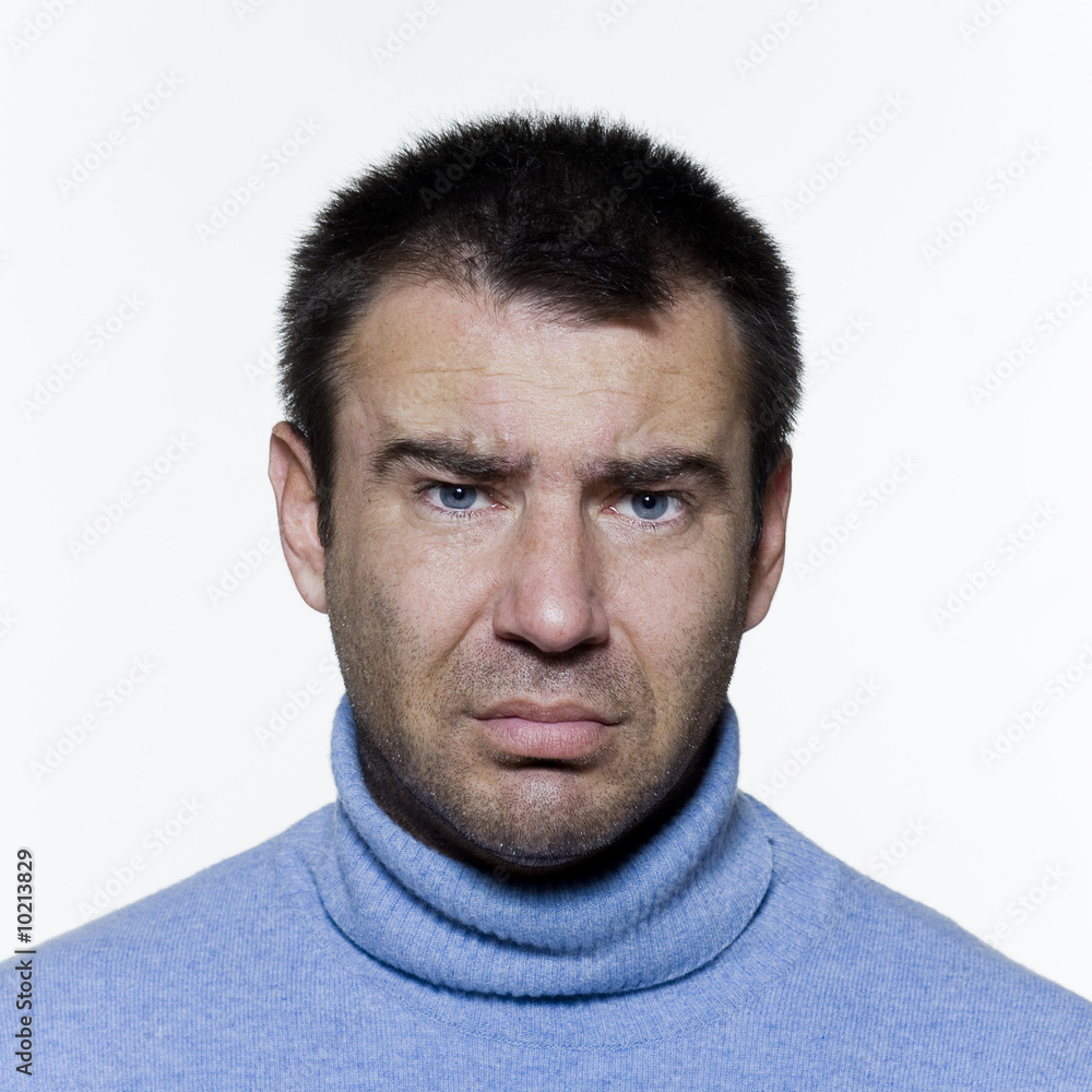 Fototapeta premium sad handsome man