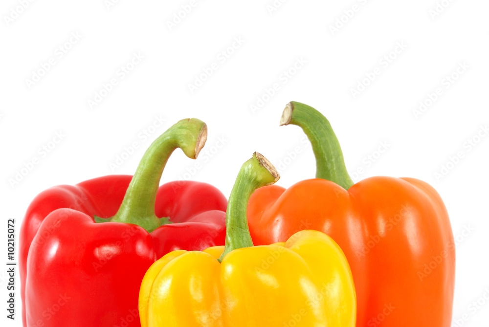 Heads of sweet peppers