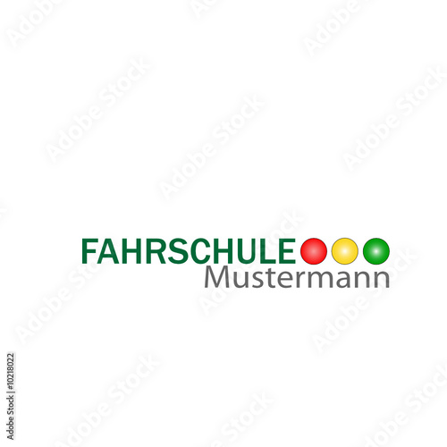 Fahrschule, führerschein logo firmenlogo