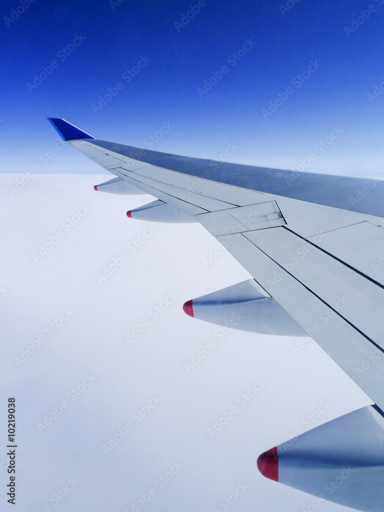 Fototapeta premium Dans l'avion