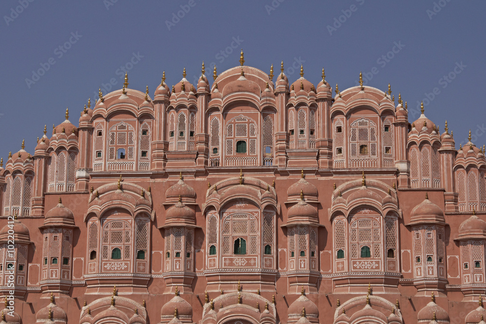 Hawa Mahal - Indian Palace in Jaipur, Capital of Rajasthan