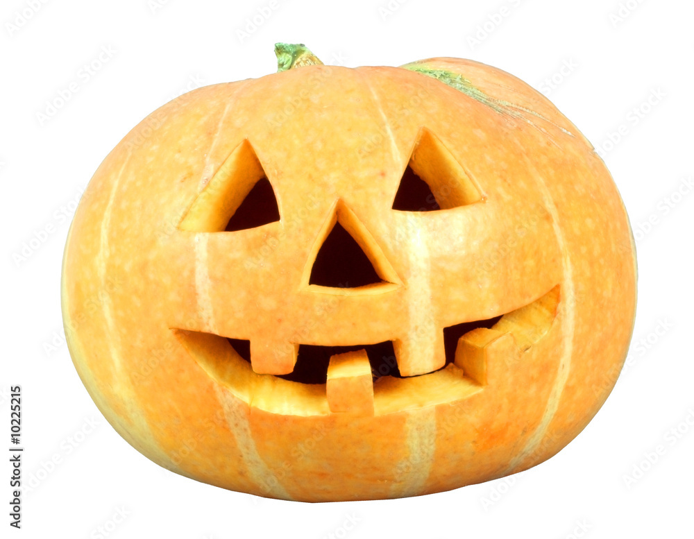 Isolate Halloween pumpkin head Isolate Halloween pumpkin head