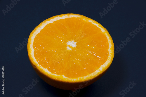 Orange frisch aufgeschnitten