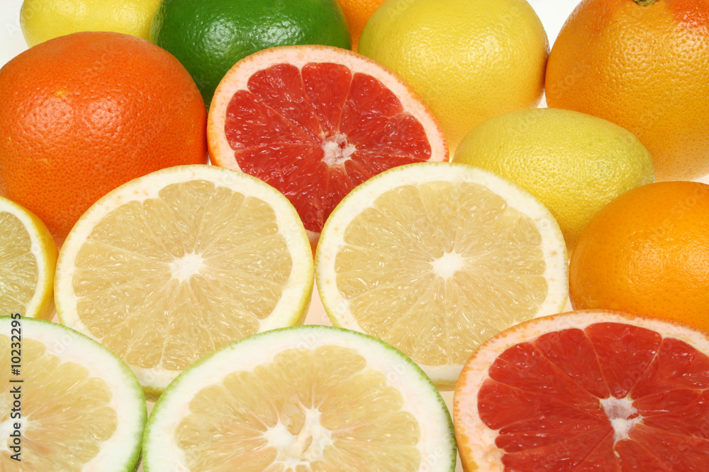 Citrus fruit - colorful background abstract. Citrus fruit - colorful background abstract.
