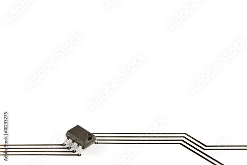 Design elements formed of an electronic chip