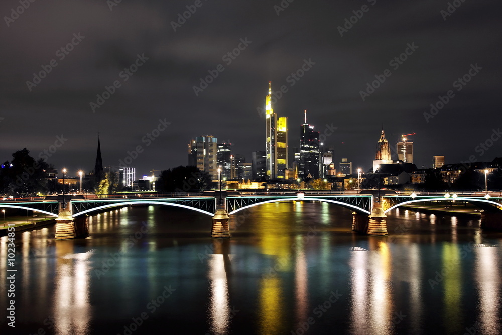 Frankfurt Skyline at Night