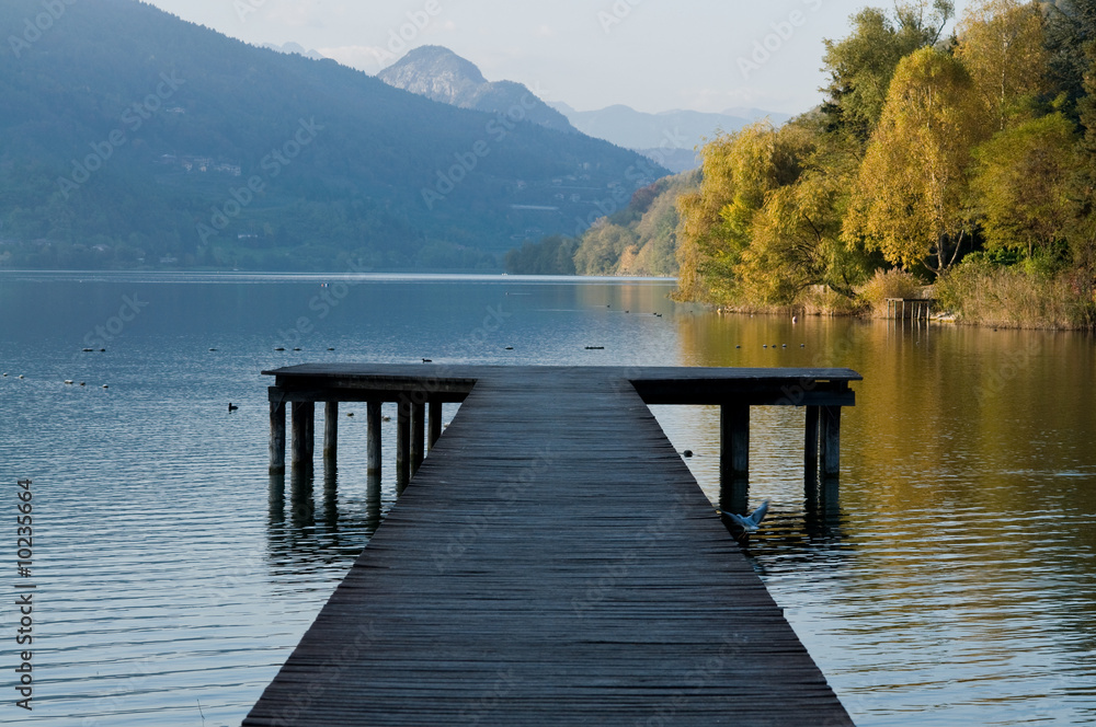 Fototapeta premium Pontile legno