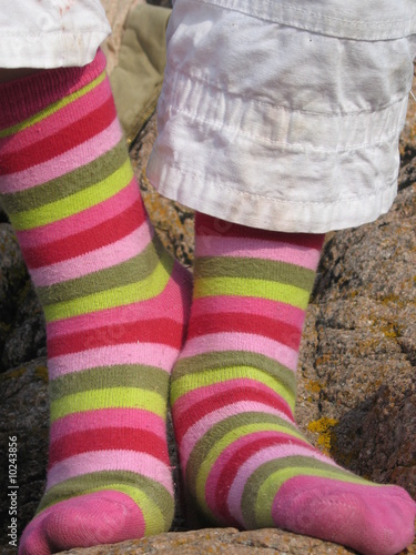 chaussettes rayees