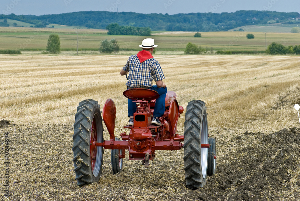 Obraz premium tracteur