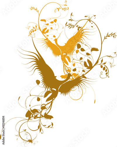 Birds in love