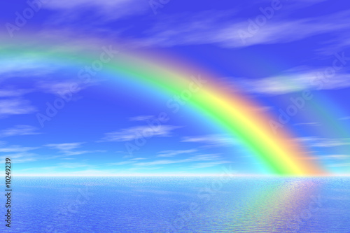 rainbow in the sea © Dmytro Sunagatov