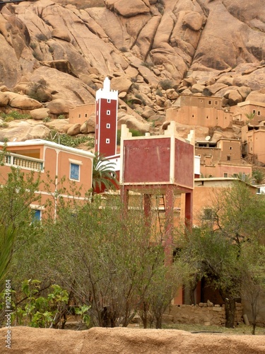 Minaret de Tafraoute au Maroc photo