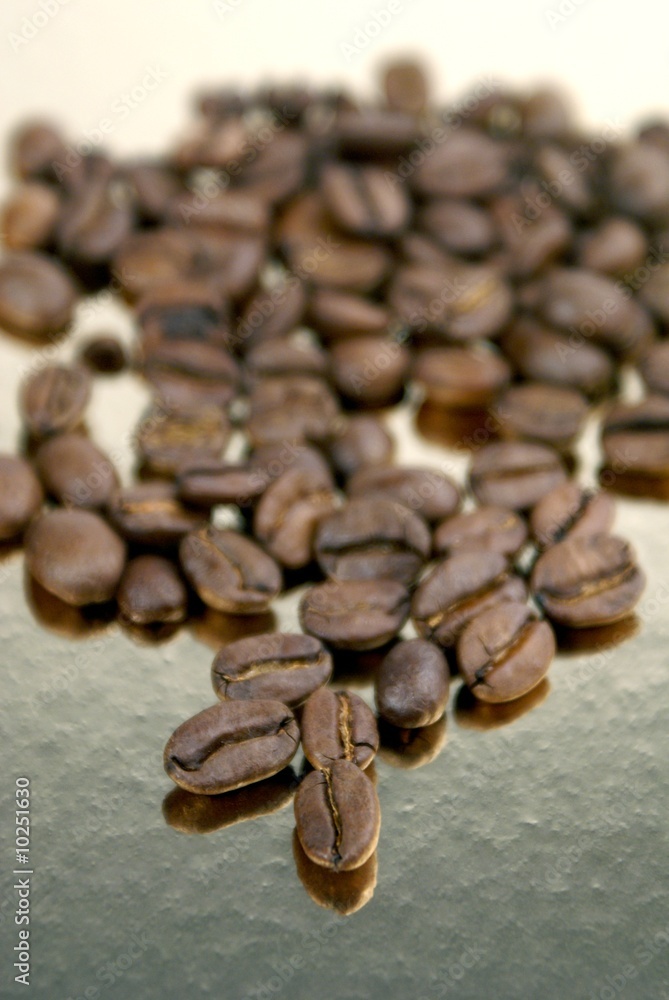 Obraz premium grains de café torréfiés