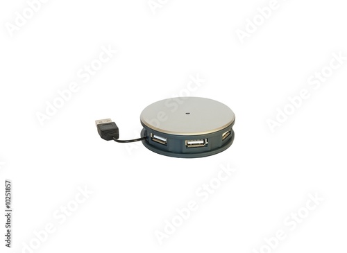 Circular USB Hub with four outputs
