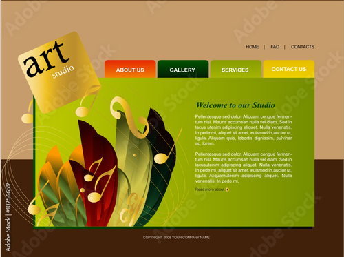 website template