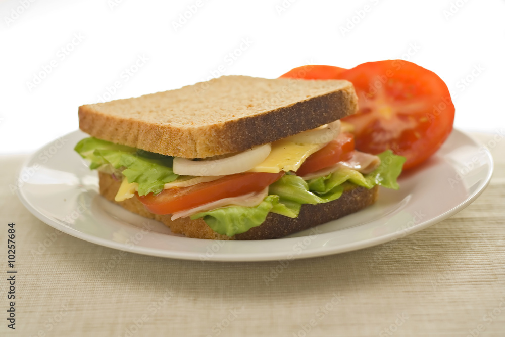 A delicious and healthy sandwich