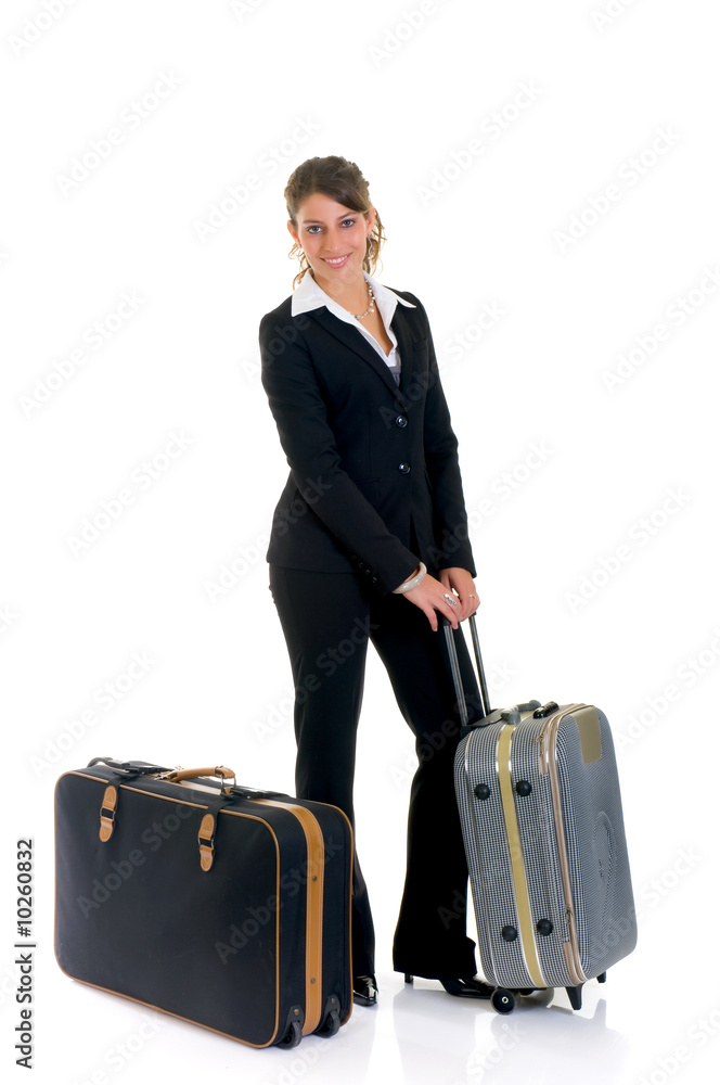 Attractive successful young female sales representative Attractive successful young female sales representative