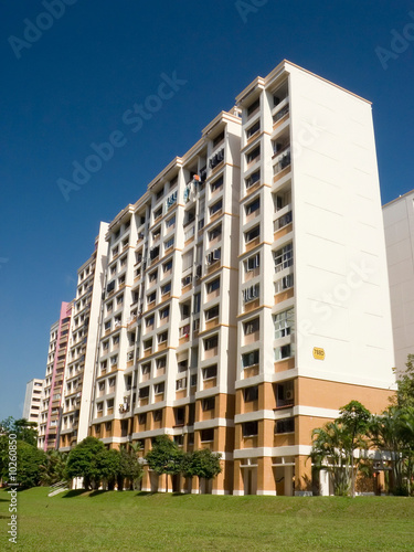 Typical public housing in Singapore
