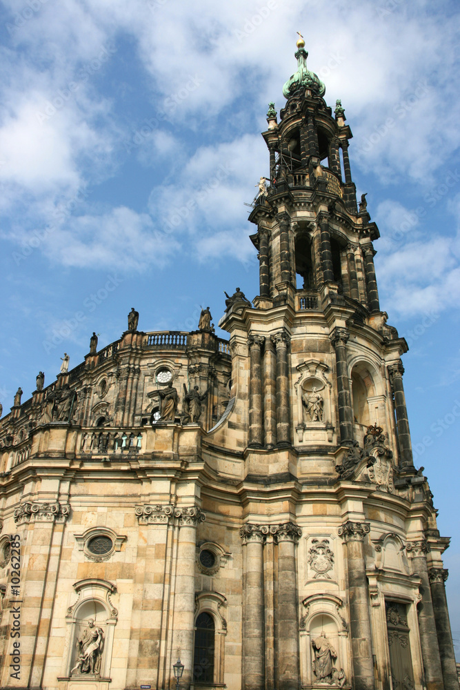 Hofkirche or Cathedral of Holy Trinity - church in Dresden