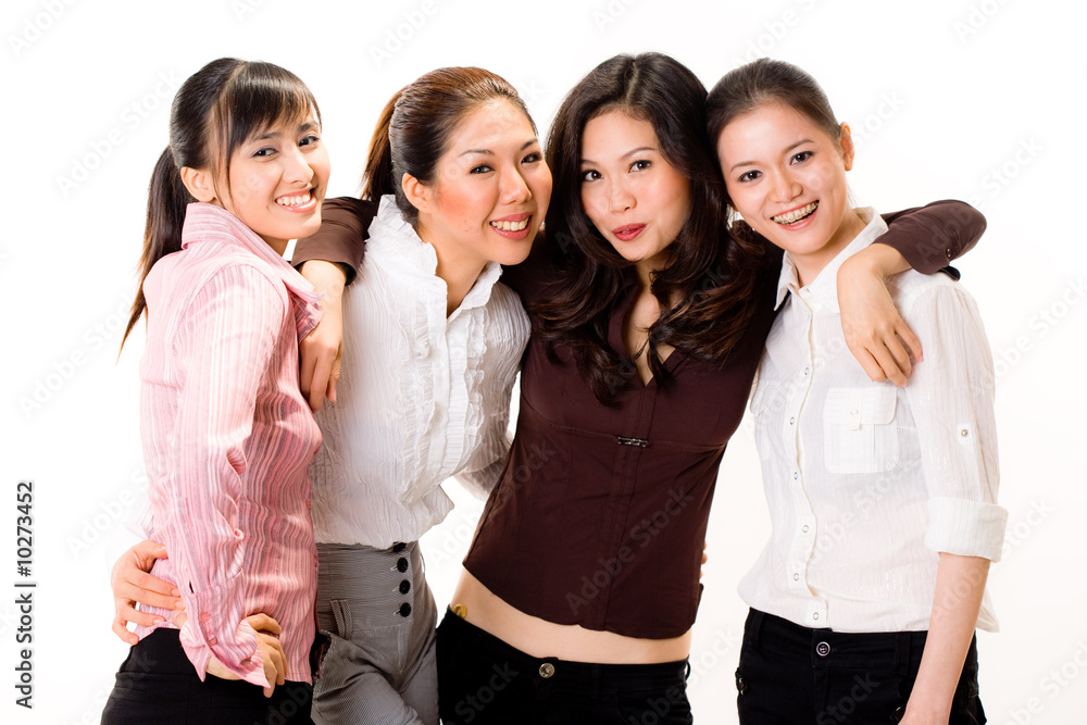 group of asian business woman in formal attire group of asian business woman in formal attire