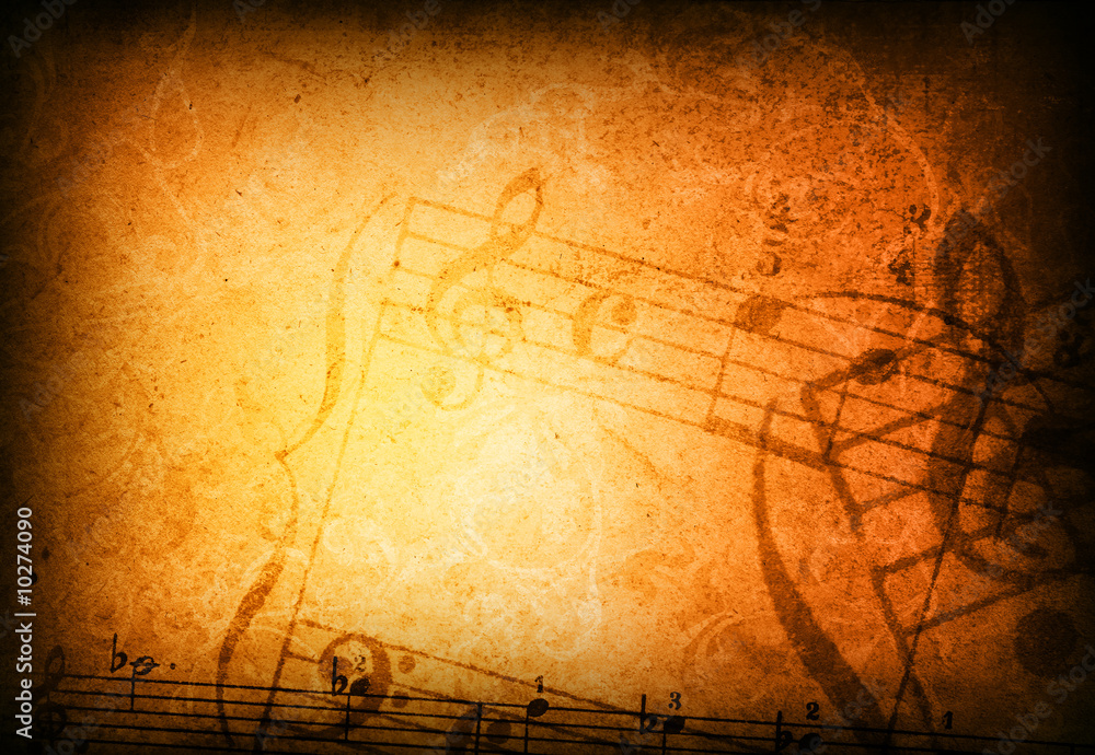 Fototapeta premium Abstract grunge melody backgrounds