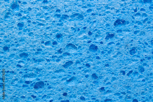 Blue sponge closeup as background texture