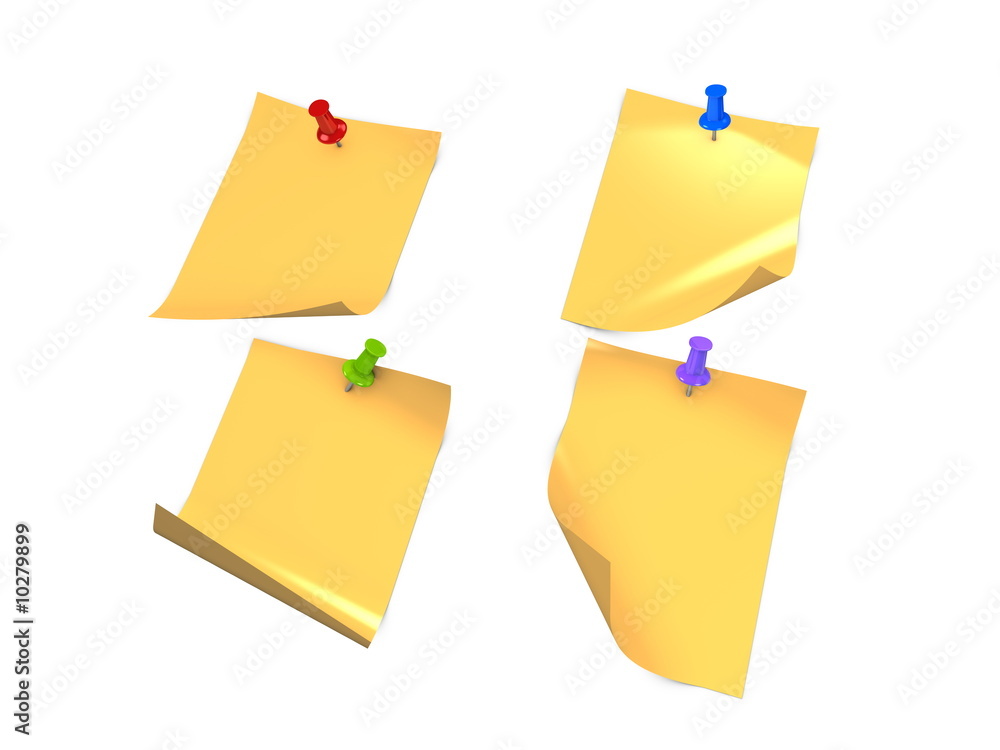 3d image, conceptual, note, reminder, notice 3d image, conceptual, note, reminder, notice