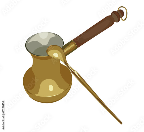 The turk for cooking coffee