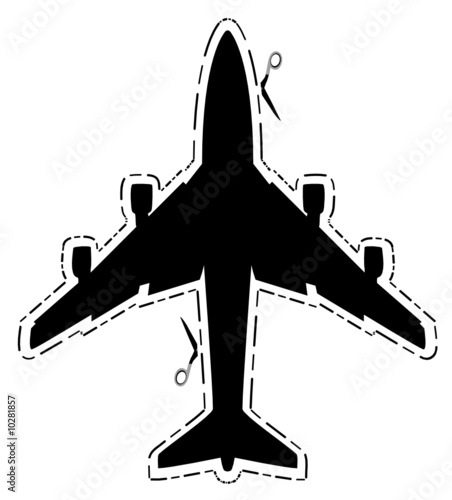 airplane silhouette