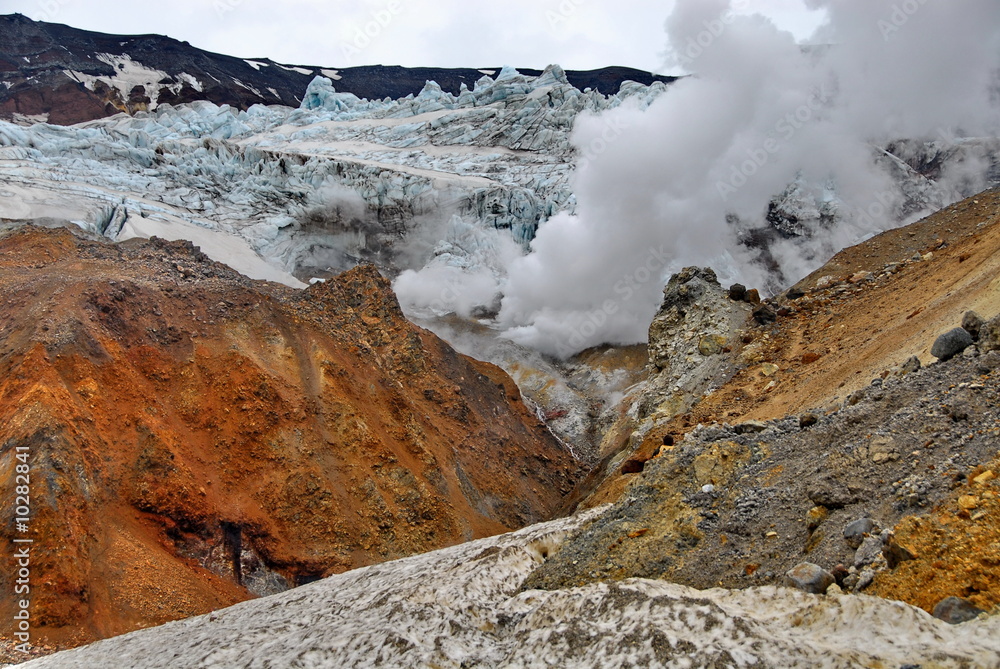 Active phase jf volcano. Active phase jf volcano.