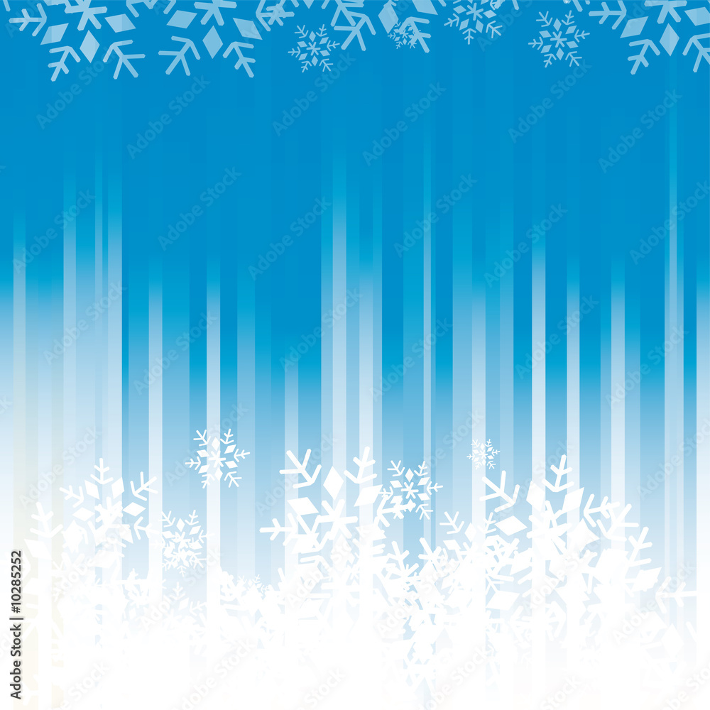 Blue snowflakes background Blue snowflakes background