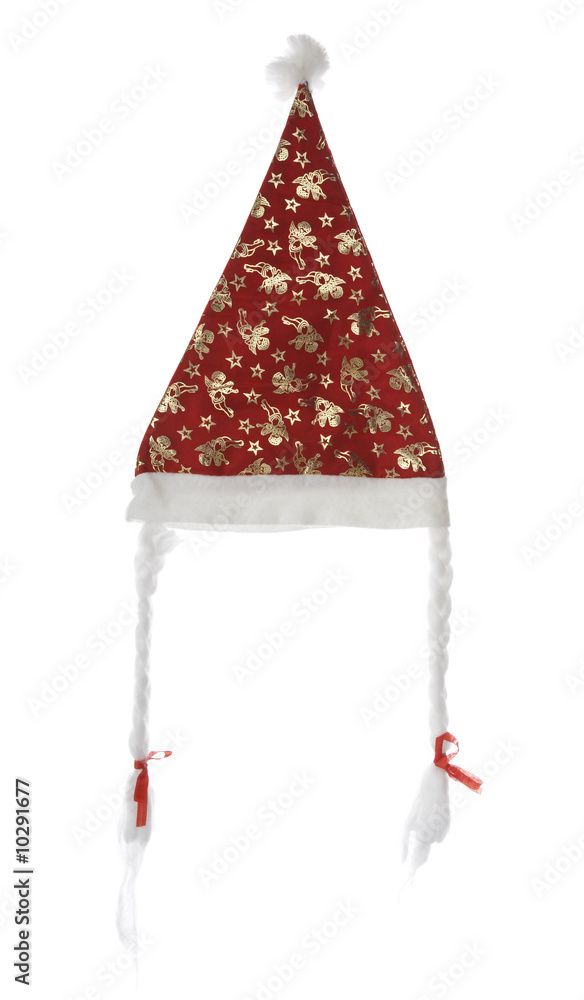 Cap Santa on a white background Cap Santa on a white background