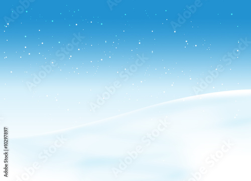 Snow background illustration