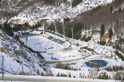 Skating rink Medeo. Almaty. Kazakhstan