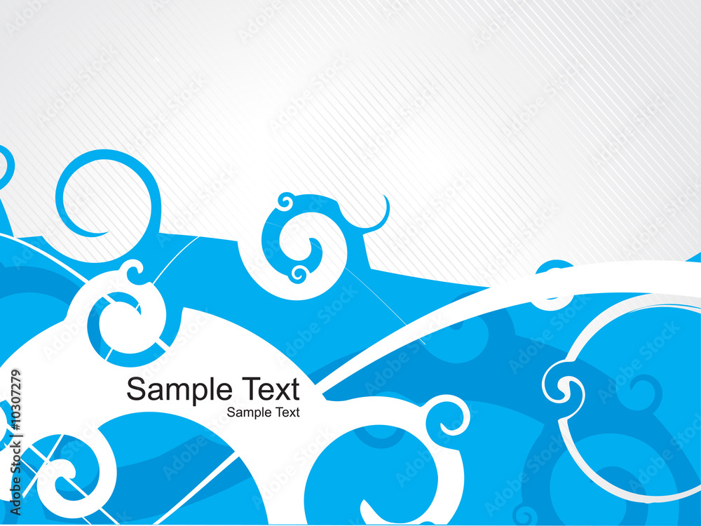 Abstract line swirl background