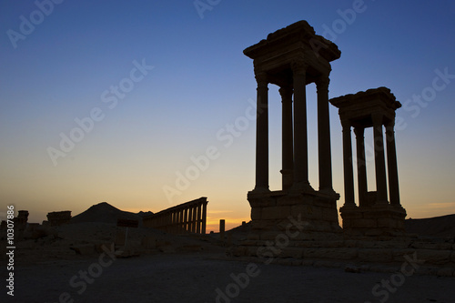 Griechisch-römische Ruine in Palmyra, Syrien