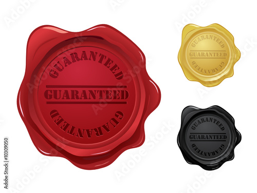 Guaranteed wax seals