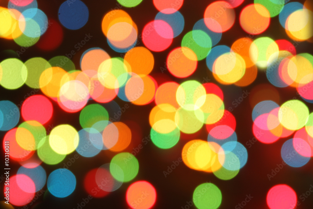 Christmas lights background